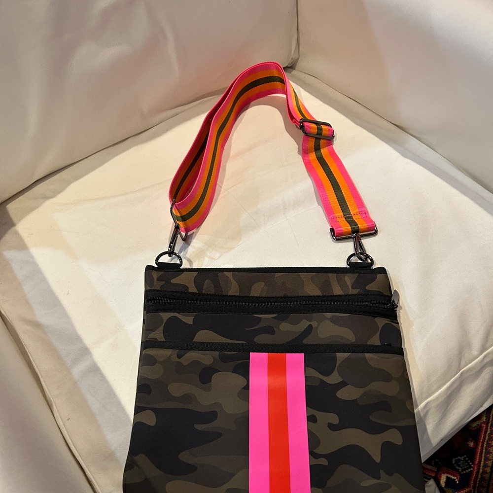 Haute Shore Neoprene Camouflage Crossbody Bag